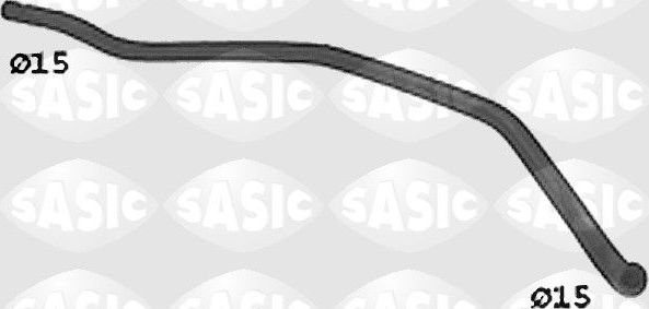 Патрубок радиатора (системы охлаждения) Sasic правый для Peugeot 309 I 1989-1993. Артикул SWH0499