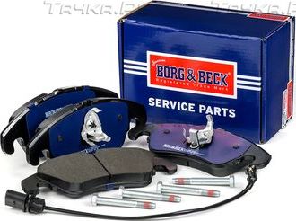 Тормозные колодки Borg & Beck передние для Audi Q5 I (8R) 2008-2017. Артикул BBP2045