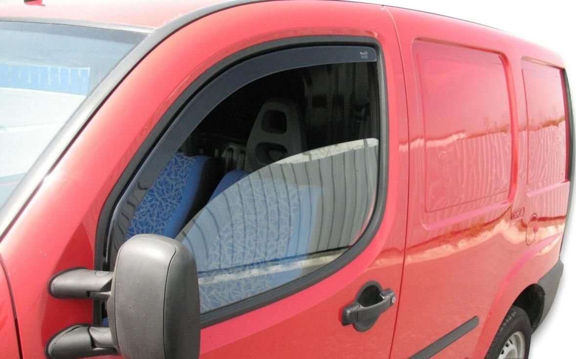 Дефлекторы "Heko" для окон (передняя пара) Fiat Doblo I 2000-2009. Артикул 15130