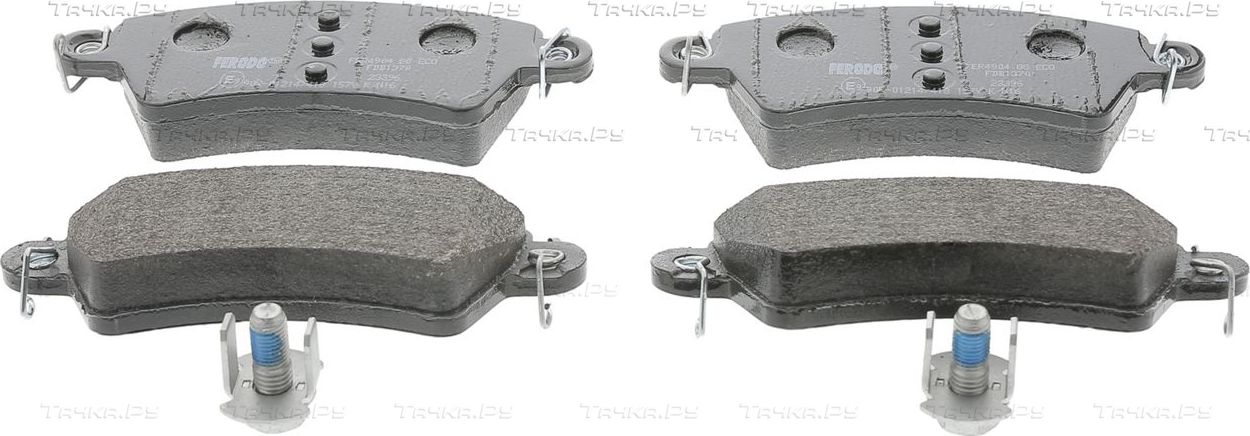 Тормозные колодки Ferodo Premier Eco Friction передние для Peugeot 206 1999-2000. Артикул FDB1370