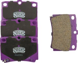 Тормозные колодки NiBK задние для Mitsubishi Pajero Sport II 2008-2016. Артикул PN3391