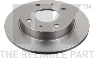 Тормозной диск NK задний для Mitsubishi Colt VI (Z20/Z30) 2004-2012. Артикул 203036