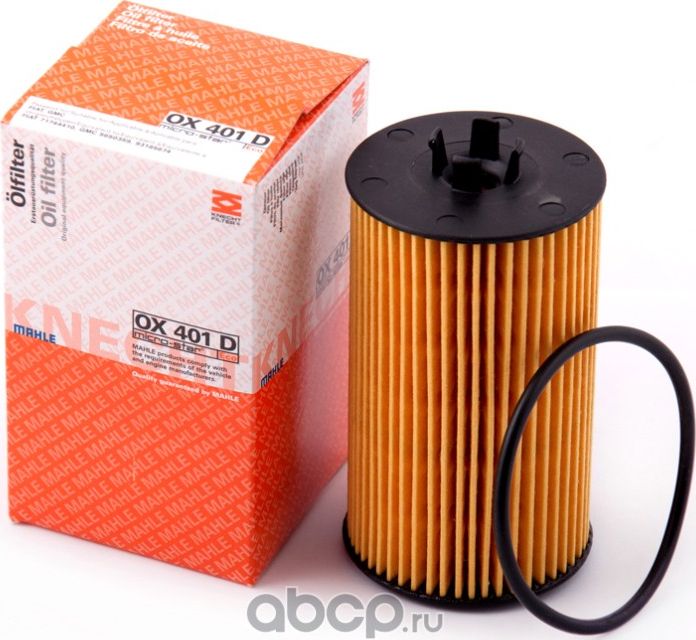 Фильтр масляный (Mahle/Knecht). Артикул OX401DECO