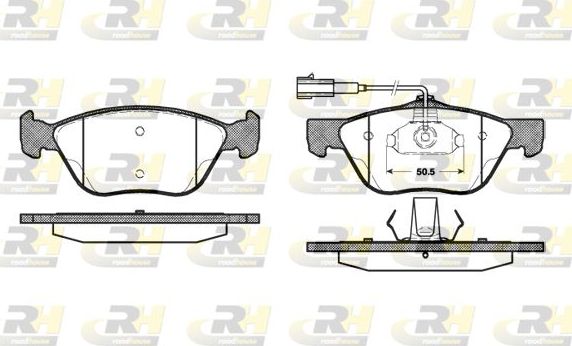 Тормозные колодки RoadHouse передние для Lancia Kappa 1994-2001. Артикул 2589.32