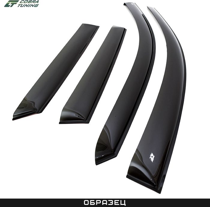 Дефлекторы Cobra Tuning для окон Tesla Model 3 2017-2026. Артикул T30117
