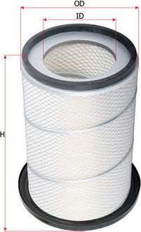 Воздушный фильтр Sakura. Артикул A-1019