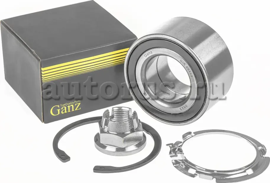 Подшипник ступицы передний (Ganz). Артикул GIK05117