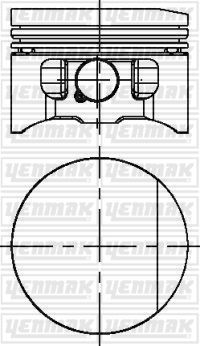Поршень Yenmak для Audi A6 II (C5) 1997-2005. Артикул 31-04336-050
