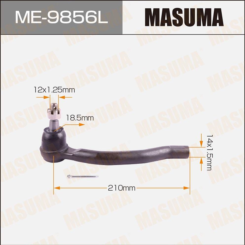 Наконечник рулевой тяги Masuma. Артикул ME-9856L