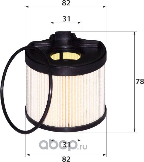 FC-106E 1901 62 (фильтр топливный) (RB-Exide). Артикул FC106E