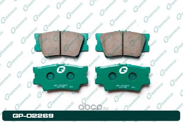 КОЛОДКИ G-BRAKE GP-02269 G-Brake. Артикул GP02269