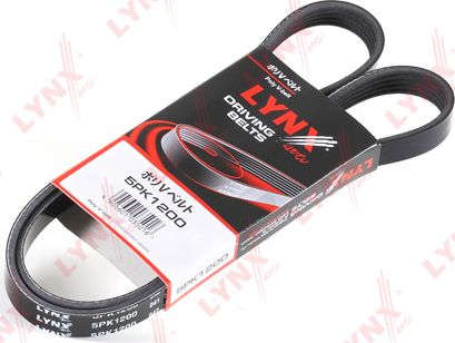 Приводной ремень поликлиновой LYNXauto. Артикул 5PK1200