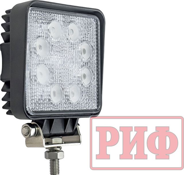 Фара водительского света РИФ 110 мм 24W LED. Артикул SM-912F