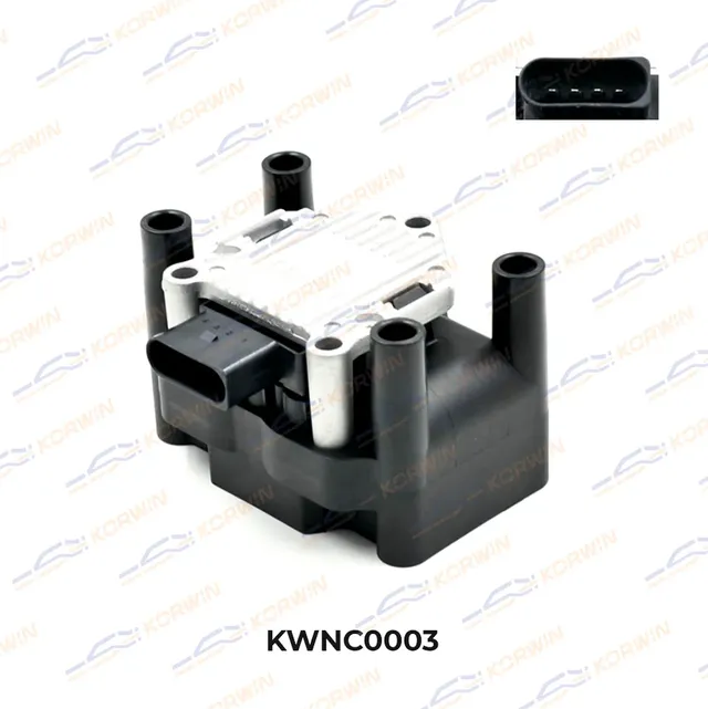 Катушка зажигания KORWIN AUDI A3 A4 94- SEAT / SKODA (ГАРАНТИЯ 1 ГОД 30т.км) Korwin. Артикул KWNC0003