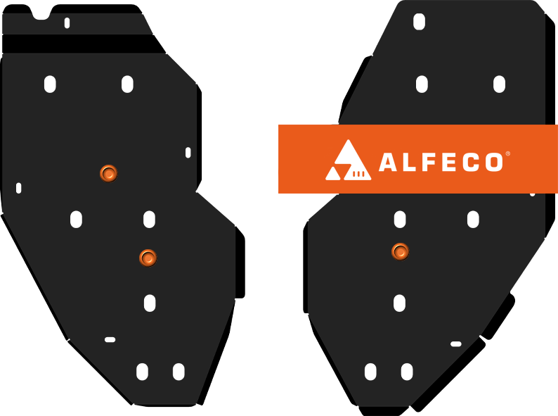 Защита Alfeco для топливного бака Jeep Grand Cherokee WK2 2013-2022. Артикул ALF.48.04