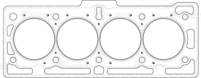 Прокладка ГБЦ Luzar. Артикул LES 10102