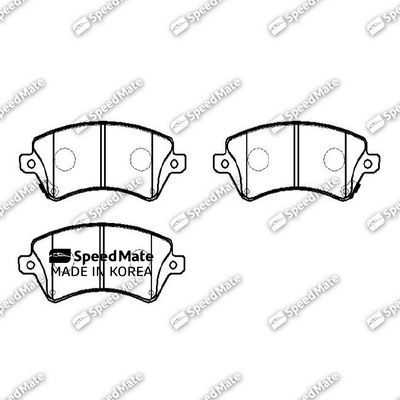 Тормозные колодки SpeedMate. Артикул SM-BPJ193