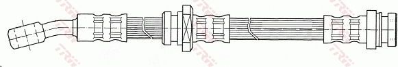 Тормозной шланг TRW. Артикул PHD478