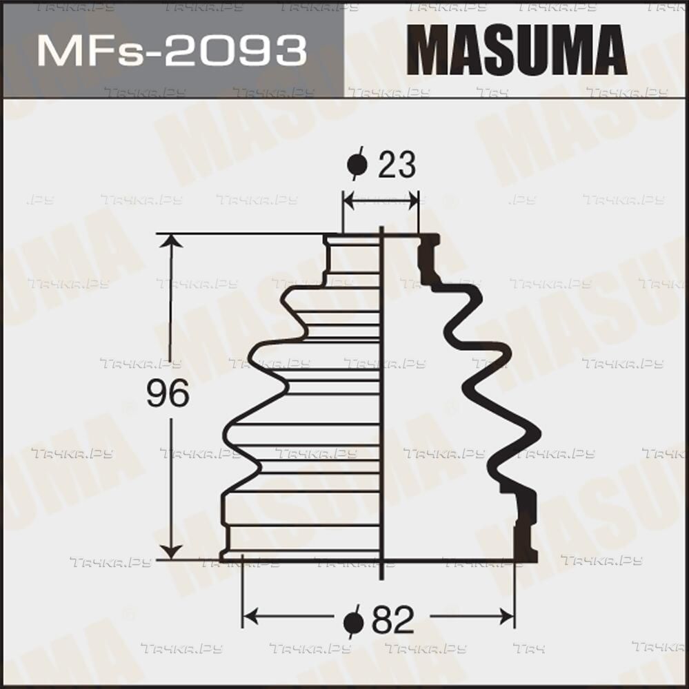Пыльник шруса (комплект) Masuma. Артикул MFs-2093