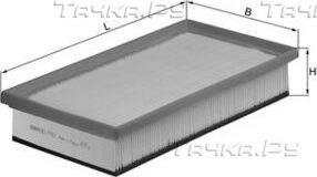 Воздушный фильтр Mahle. Артикул LX 1027