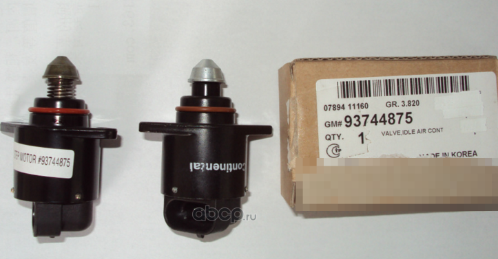 Датчик (клапан, регулятор) холостого хода General Motors. Артикул 93744875