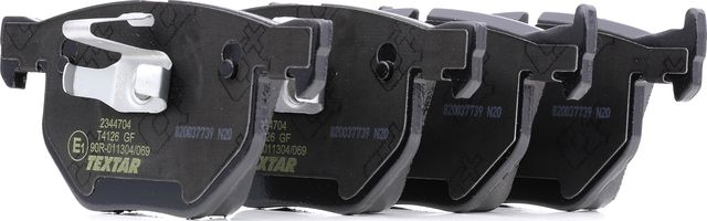 Тормозные колодки Textar Q+. Артикул 2344704