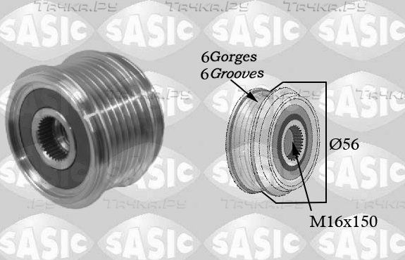 Муфта генератора обгонная Sasic для SEAT Ibiza II 1996-2002. Артикул 1676001
