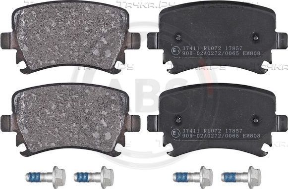 Тормозные колодки ABS задние для Volkswagen Eos I 2006-2015. Артикул 37411