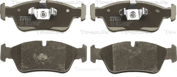 Тормозные колодки TRW COTEC. Артикул GDB1625