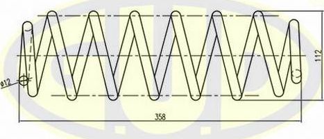 Пружина подвески G.U.D. задняя для Skoda Octavia A5 2004-2013. Артикул GCS285718