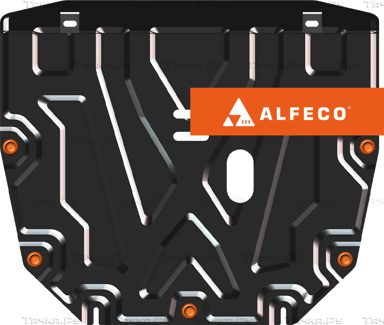 Защита Alfeco для картера и КПП Honda CR-V IV рестайлинг 2015-2018. Артикул ALF.09.37