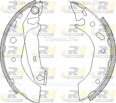 Тормозные колодки RoadHouse задние для Mazda 121 III 1996-2003. Артикул 4507.01