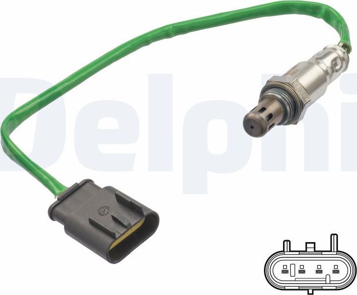 Лямбда-зонд (кислородный датчик) Delphi. Артикул ES21066-12B1