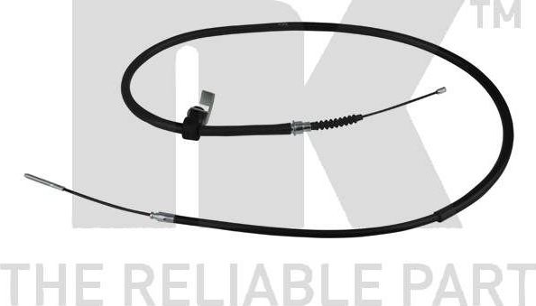 Трос ручника (тросик ручного тормоза) NK задний правый для Saab 9000 I 1984-1998. Артикул 904116