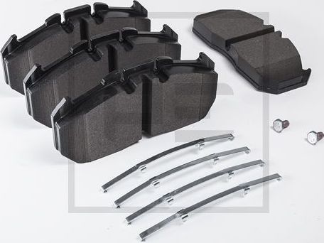 Тормозные колодки PE Automotive передние для MAN F2000 1994-2005. Артикул 086.317-00A