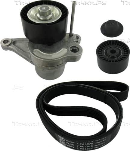 Приводной ремень поликлиновой с роликами (комплект) SKF для Nissan Primastar I 2006-2014. Артикул VKMA 36086