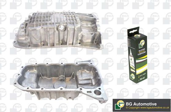 Масляный поддон картера двигателя BGA для Ford Focus III 2010-2019. Артикул SP2318