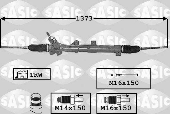 Рулевая рейка Sasic для Mercedes-Benz Vito I (W638) 1996-2003. Артикул 7006051