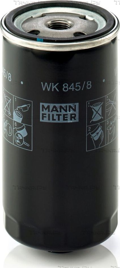 Топливный фильтр Mann-Filter для Rover 75 I 1999-2005. Артикул WK 845/8