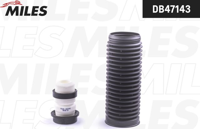 Комплект отбойников и пыльников амортизаторов (стоек) Miles. Артикул DB47143