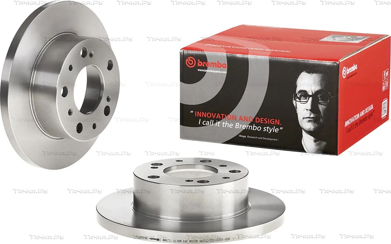 Тормозной диск Brembo PRIME LINE передний для Citroen C25 1981-1994. Артикул 08.3069.14