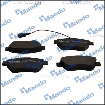 Тормозные колодки Mando передние для Citroen Nemo I 2008-2015. Артикул MBF015168