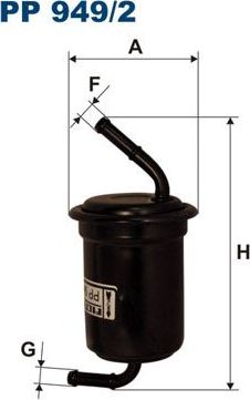 Топливный фильтр Filtron. Артикул PP 949/2
