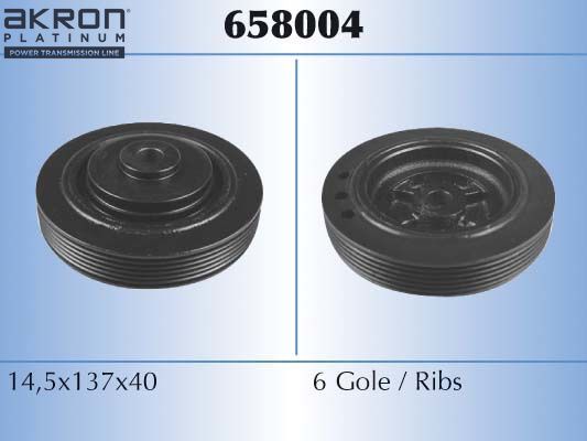 Шкив коленвала Malò. Артикул 658004