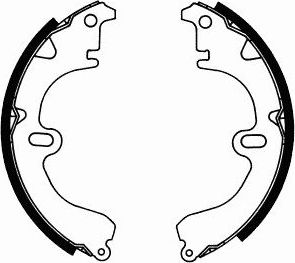 Тормозные колодки (стояночная тормозная система) SCT-Germany. Артикул SS 522