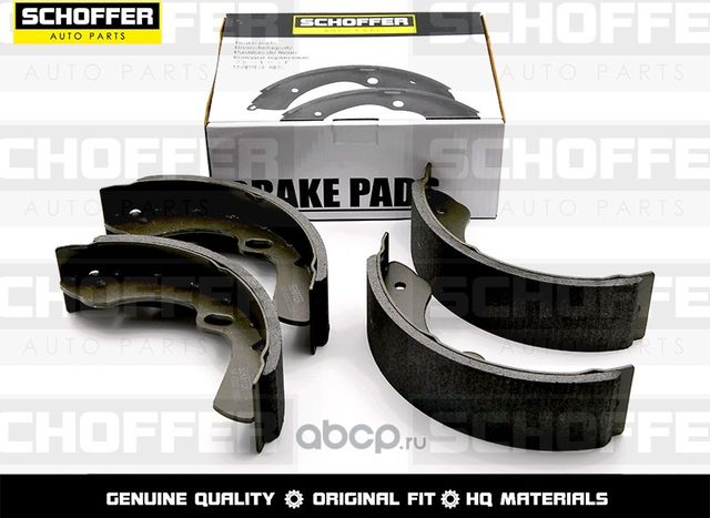 Колодки тормозные передние ISUZU 15- 3,5т (Schoffer). Артикул SHF23002
