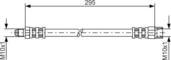 Тормозной шланг Bosch. Артикул 1 987 481 015