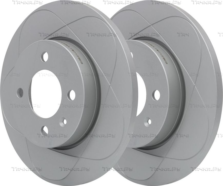 Тормозной диск ATE PowerDisc передний для Volkswagen Caddy II 1995-2004. Артикул 24.0313-0178.1