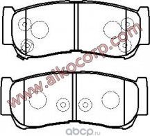 Колодки HYUNDAI Santa FE, KIA Sorento, SSANGYONG Kyron, Rexton (2007-) задние (Aiko). Артикул PF0447