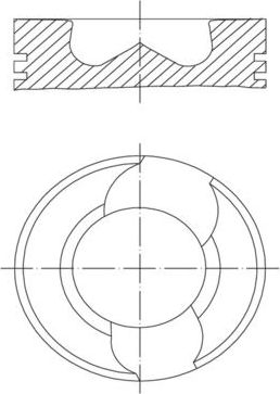 Поршень Mahle. Артикул 030 98 02